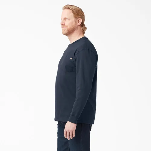 Miniatura 4 de Dickies Heavyweight camisa de manga larga de cuello redondo Big & Tall para hombre