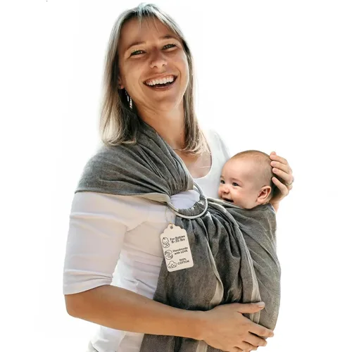 Miniatura 19 de Transportador de bebé con eslinga anillo soporte para cadera para bebés y niños pequeños, Rocky Mountain