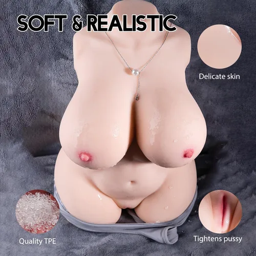 Miniatura 5 de Muñeca sexual de 14.3 libras para hombres, masturbador masculino, masturbadores masculinos de tamaño real, juguetes sexuales, torso con textura 3D