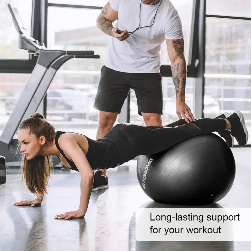 Miniatura 2 de Pelota de ejercicio de embarazo antiestallido, pelota de estabilidad de alta capacidad de peso para yoga, pilates y apoyo laboral, pelota de fitness