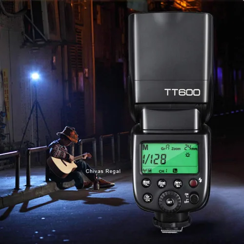 Miniatura 9 de Godox TT600 HSS 1/8000s Flash Speedlite con transmisor de disparo remoto Godox X2T-C, sistema inalámbrico X 2.4G integrado compatible con Canon