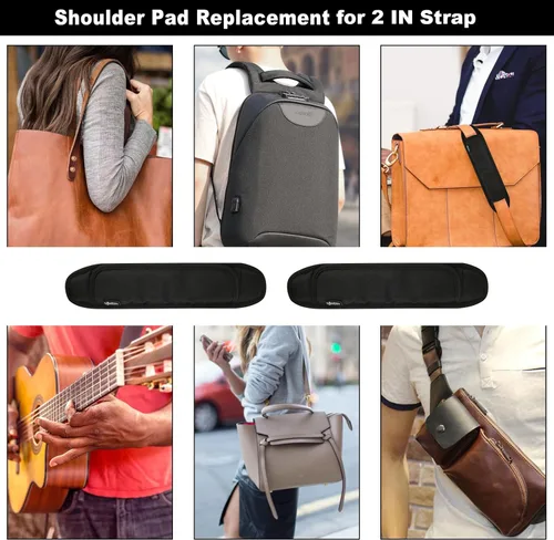 Miniatura 7 de Cosmos 2 almohadillas universales para correa de hombro, repuesto para laptop, mensajero, bolsa de viaje, guitarra, correa de hombro para asiento