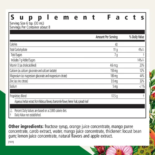 Miniatura 2 de Floradix Fórmula líquida mineral y vitamínica de calcio y magnesio, suplemento de apoyo óseo con calcio, magnesio, vitamina D y zinc, vegetariano