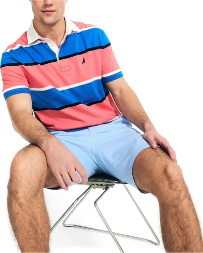 Miniatura 4 de Nautica Men's Classic Fit Rugby Striped Polo