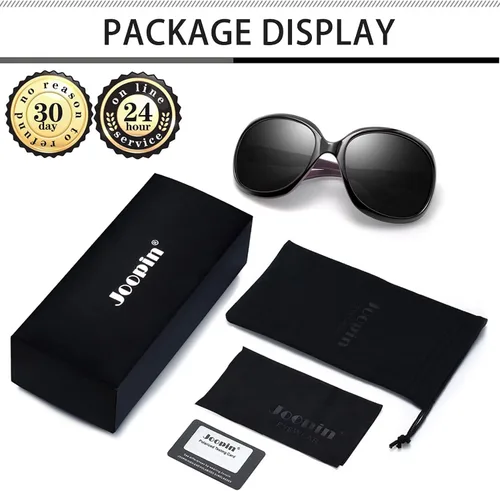 Miniatura 71 de Joopin Lentes de sol de gran tamaño para mujer, polarizados, grandes, para conducción, protección UV, grandes sombras