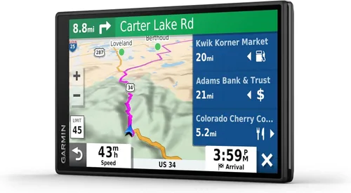 Miniatura 7 de Garmin DriveSmart 55 y Traffic, navegador GPS, pantalla de 5.5 pulgadas, menús sencillos en pantalla, mapas fáciles de ver