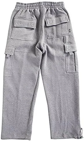 Miniatura 5 de Pro Club - Pantalones cargo de vellón pesado para hombre