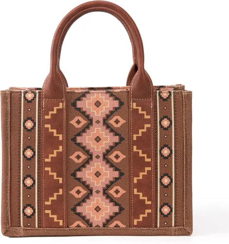 Miniatura 4 de Wrangler - Cartera para tarjetas de crédito para mujer, estilo bohemio, azteca, con bolsillo con cremallera