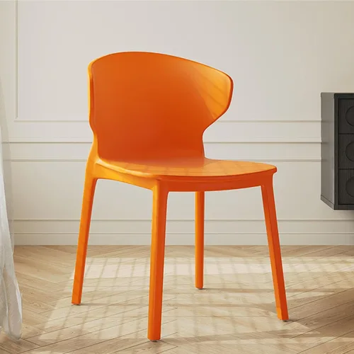 Miniatura 13 de Kitchen Dining Chairs Stackable,Plastic Chairs,Kitchen Chair, Stackable Patio Chair for Indoor, Outdoor, Restaurant, Cafe,Bistro,Assembly Free Black