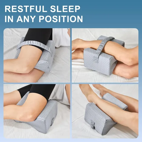 Miniatura 7 de UJPFEO Almohada de rodilla para personas que duermen de lado, almohada refrescante de piernas para ciática, rodillas, espalda, articulaciones entre