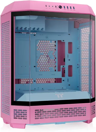 Miniatura 3 de Thermaltake Torre 600 Rosa Burbuja, torre media; 2x140mm ventiladores CT incluidos; soporte para radiador de 420mm; espacio para GPU de 400mm