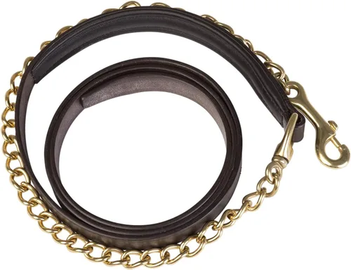 Miniatura 3 de Huntley Equestrian Correa de cuero con cadena (costura elegante, acolchada)
