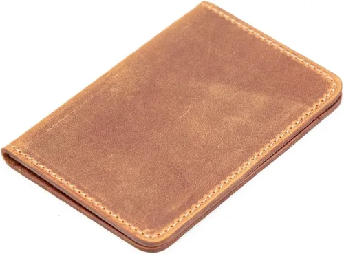 Miniatura 14 de Carteras de cuero genuino hechas a mano, tarjeteros minimalistas y fundas para pasaporte, regalo hecho a mano