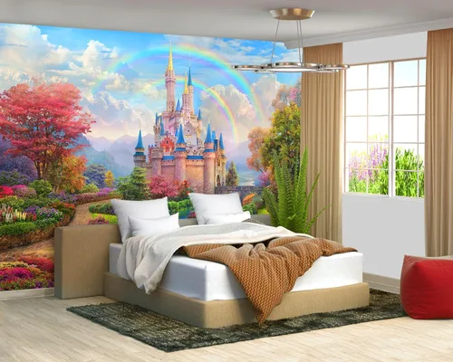 Miniatura 40 de Papel tapiz mural gris de Nueva York del Puente de Brooklyn, papel tapiz mural de paisaje urbano grande para sala de estar y dormitorio - 108"x75