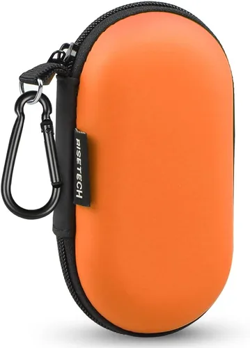 Estuche de transporte para auriculares RISETECH Bolsa de almacenamiento de auriculares EVA Bolsa de almacenamiento de auriculares pequeña bolsa con