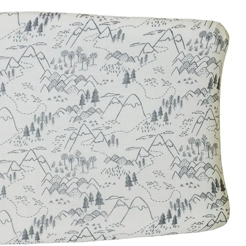 Miniatura 10 de Mebie Baby Funda para cambiador, flor de otoño, 100% muselina de algodón para cambiador, funda para bebé niño y niña, fundas de decoración