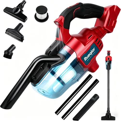 Miniatura 7 de Cordless Vacuum Compatible with Makita 18V Battery, Handheld Vacuum Cleaner for Home Car Hardwood Floor Carpet, Portable Shop Vacuum with Washable