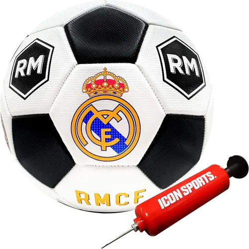Miniatura 10 de Icon Sports Balón de fútbol oficial del Real Madrid CF Real Madrid-Blanco
