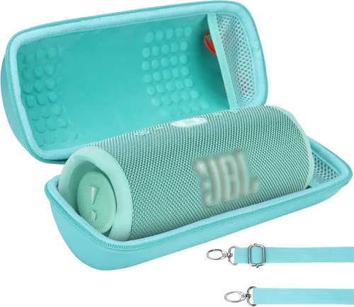 Miniatura 17 de Carcasa Rígida Lebakort Compatible con Altavoz JBL Charge 5 Charge 4 Impermeable (Carcasa Negra)