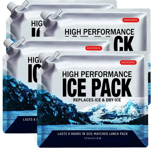 Bolsas de hielo reutilizables para enfriadores, paquetes de congelación de gel de larga duración para bolsas más frías, lonchera, bolsa enfriadora,