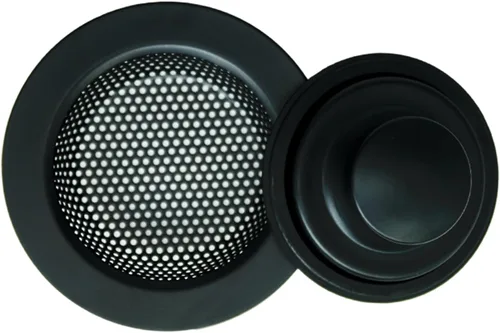 RQYEKDO Kits de coladores de fregadero de cocina, juego de coladores de drenaje de fregadero de acero inoxidable, tapón de fregadero de gran