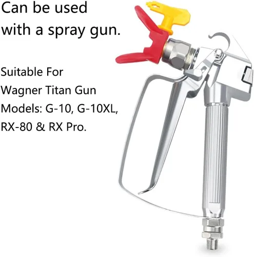 Miniatura 7 de Filtro de pistola de pulverización sin aire de 60 rejillas de repuesto para pistolas de pulverización Wagner Titan Tech G-10, G-10XL, RX-80 y RX