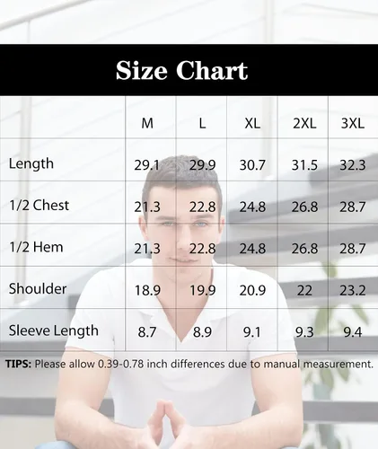 Miniatura 5 de IGEEKWELL Men's Golf Polo Shirt Short Sleeve Breathable Tennis Polo Sport T-Shirts Tactical Polo Shirt