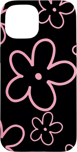 Miniatura 6 de Pink Black Flower Retro Modern Boho Floral Aesthetics Case for iPhone 17