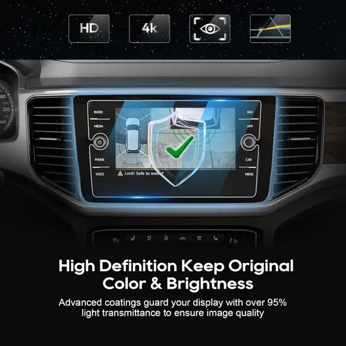 Miniatura 6 de LFOTPP Atlas - Protector de pantalla para Volkswagen Atlas (2018-2023), Arteno(2019-2022), Golf MK7 (2018-2021), Tiguan (2018-2023), Passat Atlas