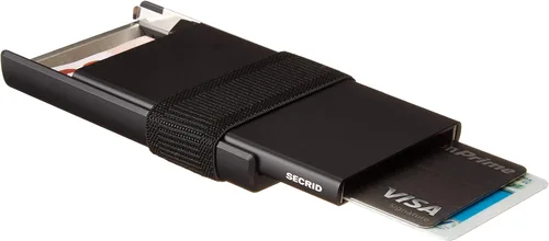 Miniatura 4 de Secrid Cardslide Wallet protector de tarjeta negro con tobogán negro funda RFID multiusos
