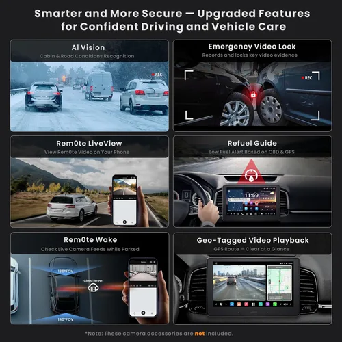 Miniatura 4 de ATOTOZONE Estéreo de coche QLED AI Android de 10 pulgadas, Radio Doble DIN 8G+128G, Carplay inalámbrico y Android Auto, 4G LTE, WiFi dual, audio