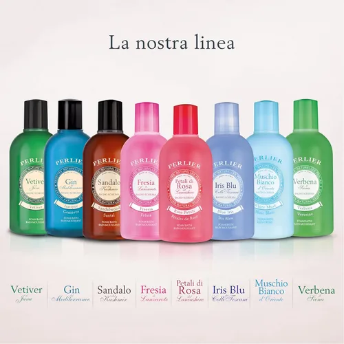 Miniatura 7 de Perlier Blue Iris - Baño de espuma natural y calmante para mujeres y hombres, fórmula rica en espuma que proporciona hidratación profunda e