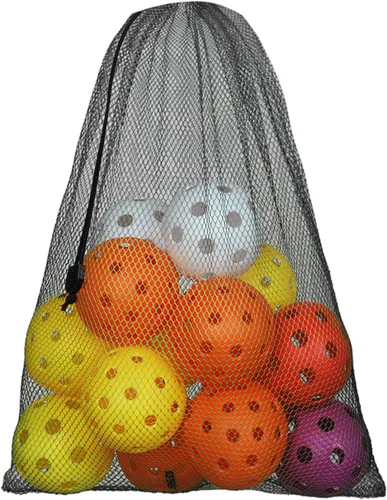 Miniatura 77 de GSE Games & Sports Expert Bolsa de malla con cordón para béisbol, pelotas de pickleball, pelotas de golf, gimnasio, equipo de natación, lavandería