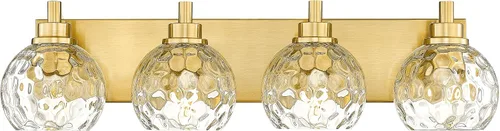Miniatura 35 de Accesorios de iluminación de baño, luz de tocador mate negra de 2 luces, apliques de pared modernos con pantalla de globo de vidrio transparente
