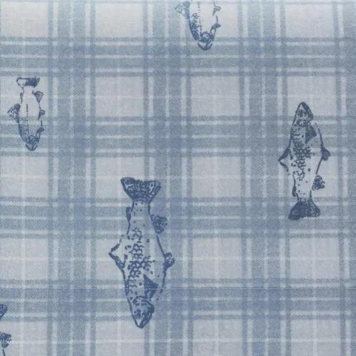 Miniatura 3 de Eddie Bauer - Sábanas tamaño King, juego de ropa de cama de percal de algodón, decoración del hogar crujiente y fresca (Methow Plaid Blue, King)