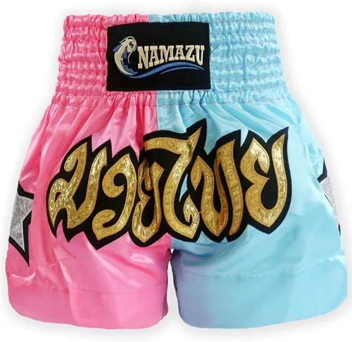 Miniatura 3 de NAMAZU Muay Thai - Pantalones cortos para hombres y mujeres, de alta calidad, para gimnasio, boxeo, kickboxing.
