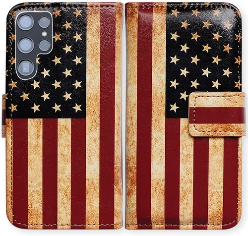 Miniatura 21 de Bcov Funda para Galaxy S22 Ultra, linda libélula de cuero con tapa para teléfono con ranura para tarjetas, soporte para Samsung Galaxy S22 Ultra 5G