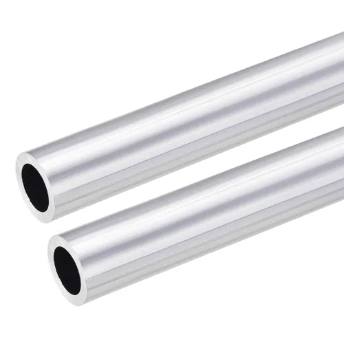 Miniatura 20 de uxcell Tubo redondo de aluminio 6063, 1.102 in OD 1.024 in Diámetro interior 11.811 in Longitud Tubo recto inconsútil 2 PC