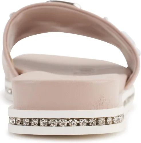 Miniatura 2 de KARL LAGERFELD womens Jeslyn Flat Sandal Slide With Pins
