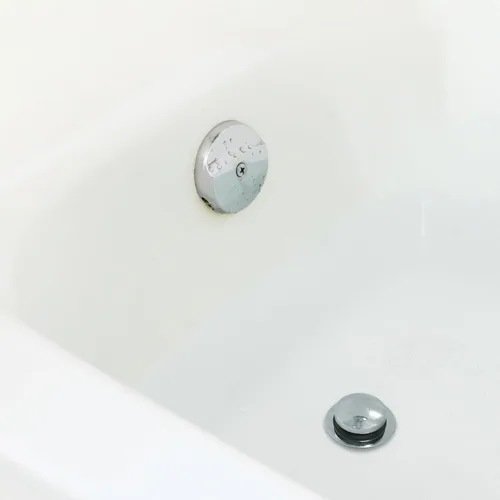Miniatura 4 de Danco, Cromo, 80811 Tapón de bañera Touch-Toe, 2 x 2 x 2.25 pulgadas