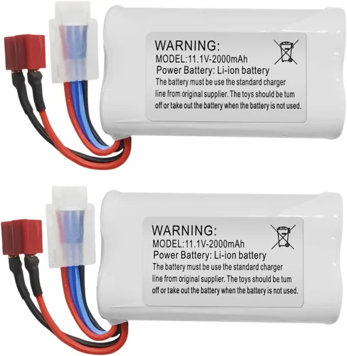 sea jump 2 unids 11.1V 2000mAh T Plug batería de litio para R608 2104 210E 200E sin escobillas de alta velocidad refrigeración por agua RC lancha