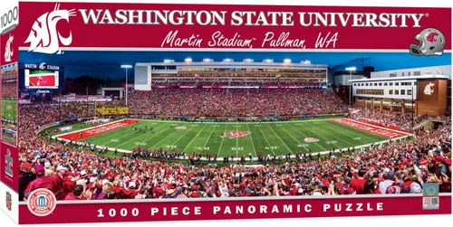 Miniatura 33 de MasterPieces Rompecabezas de 1000 piezas – NCAA Texas A&M Aggies vista panorámica del estadio de fútbol americano, divertido para adultos y familia