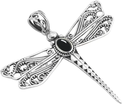 Miniatura 21 de Collar de plata de ley 925 para mujer, collar con colgante de piedras preciosas auténticas, collar con colgante hipoalergénico para regalo