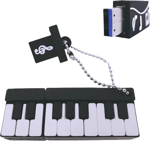 128GB USB 3.0 Flash Drive Novedad Dibujos Animados Piano Alta Velocidad de Transferencia Pendrive Memory Stick