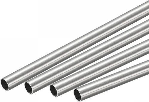 Miniatura 27 de uxcell Tubo redondo de acero inoxidable 304 0.079 in OD 0.008 in espesor de pared 11.811 in longitud 4 piezas