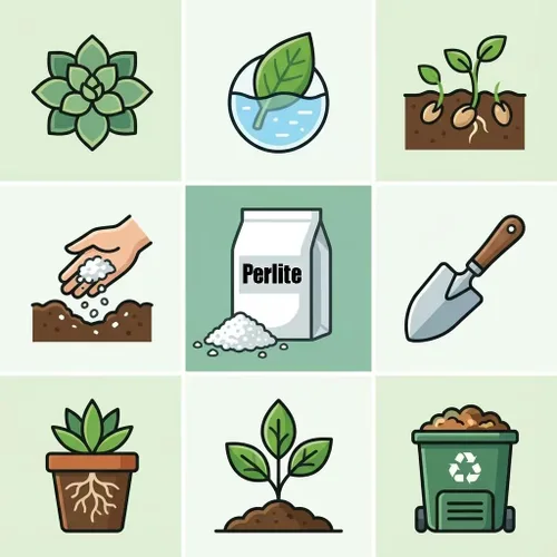 Miniatura 6 de Enmienda de suelo hortícola de perlita orgánica de 15 cuartos para plantas y drenaje mejorado Perlita regular