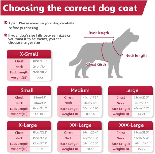 Miniatura 3 de SAWMONG Abrigo de invierno impermeable para perro, chaqueta cálida con forro polar para perro con capucha, abrigo resistente al viento, chaleco