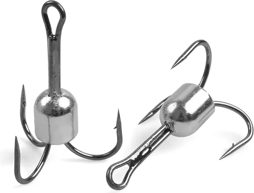 5 ganchos de pesca grandes con peso para cebo, atún, espada, trucha, salmón, pesca, 4 tamaños, 1 oz, 1.25 onzas, 1.5 onzas, 2.5 onzas