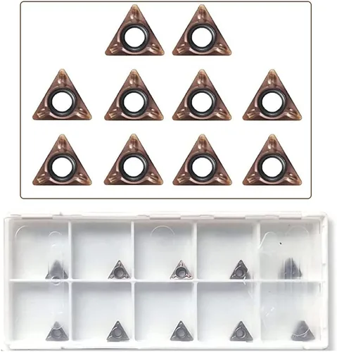 Miniatura 9 de SI FANG Mini Herramienta de Biselado Neumática con Cuchillas de Repuesto, Insertos y Rodamientos, Herramienta de Desbarbado de Chaflán de Aire de 45