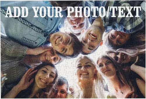 Rompecabezas personalizados de fotos de 300/500/1000 piezas, rompecabezas personalizados para adultos, familia, cumpleaños, boda, amigos
